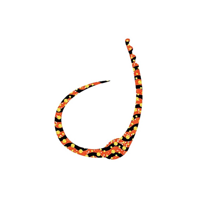 Sasalabo Single Cobra Curly Sea Bream Lava Necktie