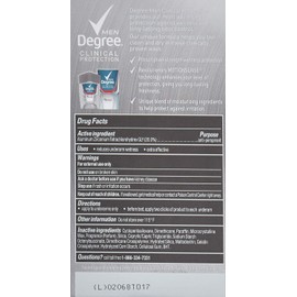 DEGREE Men Clinical Protection Sport Strength Antiperspirant & Deodorant, 1.7 Ounce, Pack of 3