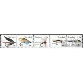 South Africa - Transkei 98-102 five strips (complete.issue.) unmounted mint/never hinged ** MNH 1982 Angelhaken (Stamps for collectors) Water sports (swimming/sailing…)