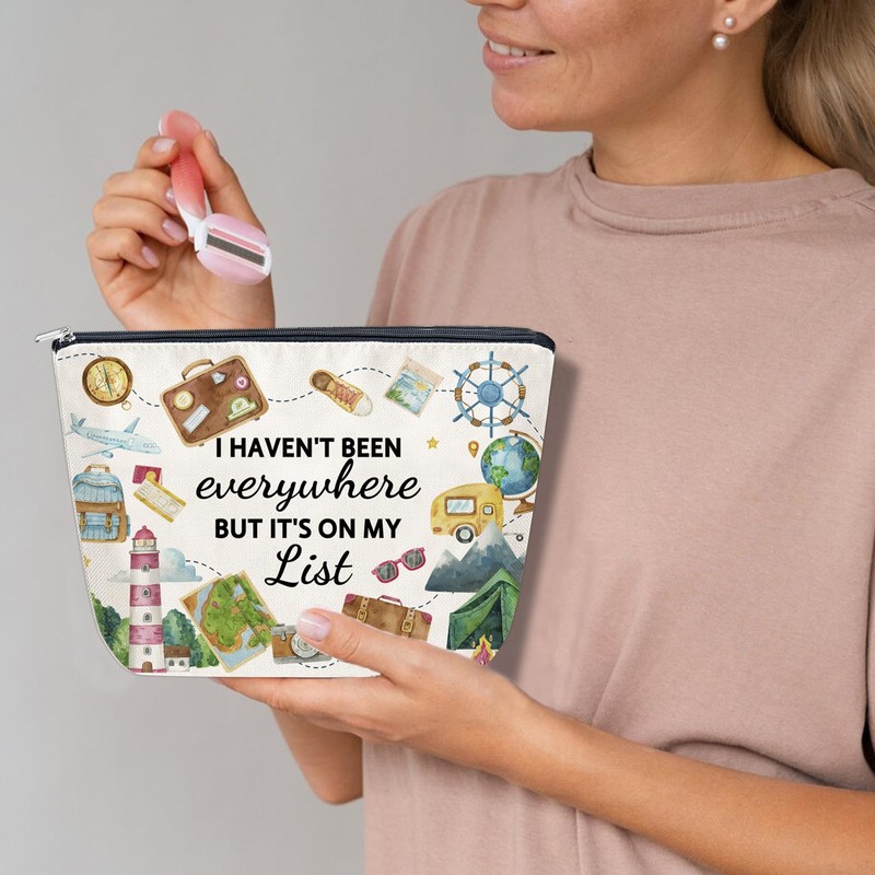 Sugchairo Traveler Cosmetic Bag Gifts for Women Travel Accessories