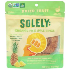 Solely Dried Fruit Organic Pineapple Rings