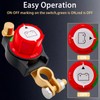 2025 New Top Post Battery Disconnect Switch,12-48V Car Battery Kill