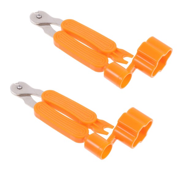 Totority 2pcs Guitar String Winder Cutter Multifunctional Repair Tool for