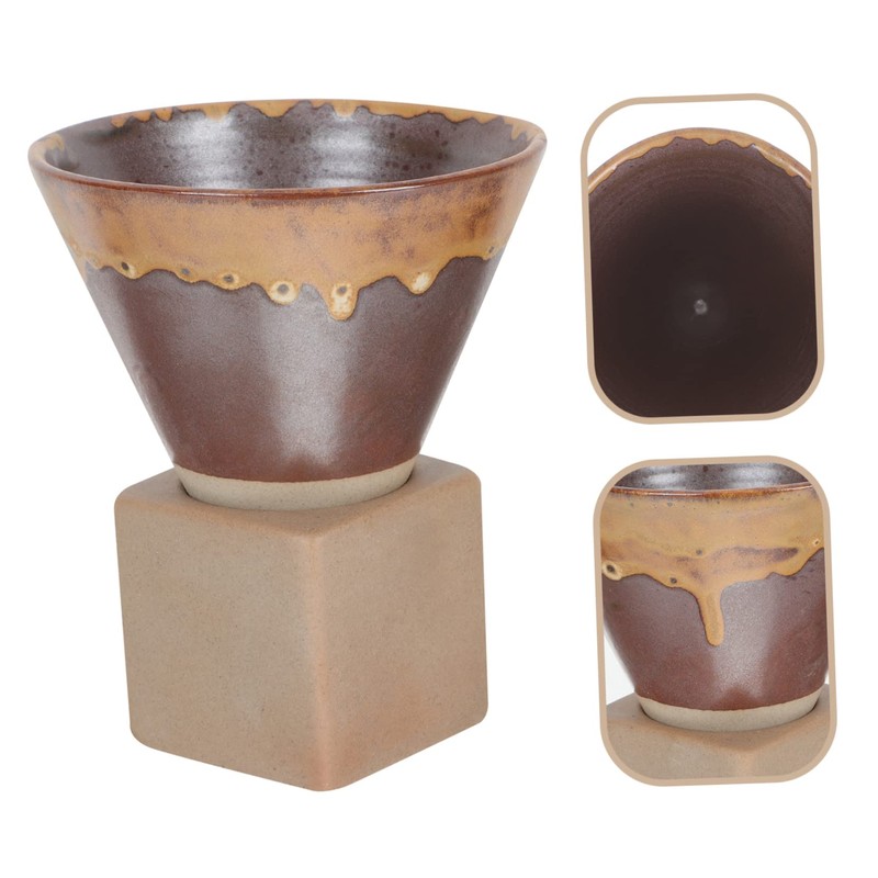 STOBAZA 1 Set Japanese Coffee Dripper Cone Elegant Coffee Filter