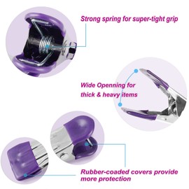 Clothes Pins, 30 Pack Chip Clips, 2.17-inch Clothespins, Bag Clips, Mini Clothes Pins for Photo, Chip Clips Bag Clips Food Clips, Heavy Duty, Bag Clips for Food, Mini Clothespins