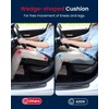 Gel Wedge Car Seat Cushion for Driving Relieves Tailbone Pain,