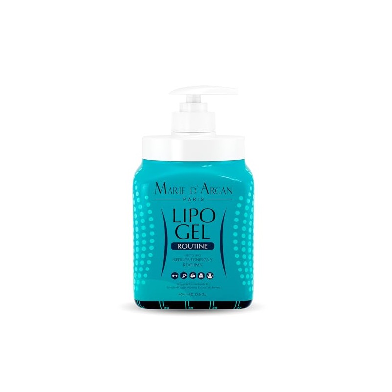 Gel Corporal Reductor Lipo Rutina 454 ml Para Tonificar, Reducir