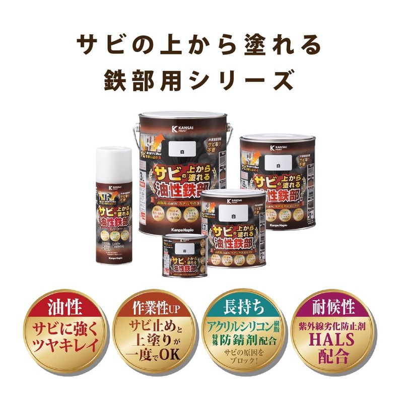 KANSAI For Oil-based Iron Parts S Gin Black 0.7L