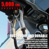 AYMMIC 44-1/2'' Trailer Coiled Safety Cables,Self Coiling Towing Safety Cables