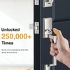Brightify Satin Nickel Front Door Handle, Satin Nickel Door Handle