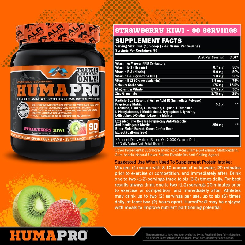 ALR Industries Humapro | Amino Acids Protein Matrix for Humans