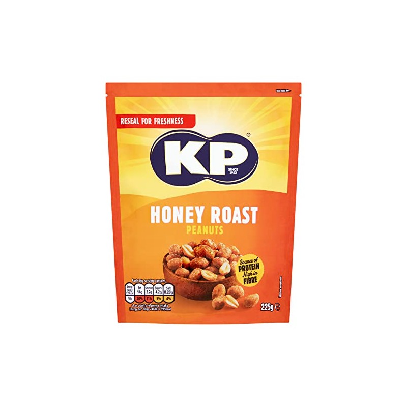 KP Honey Roast Peanuts, 225g
