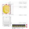 Chanzon 100 pcs 2835 White SMD LED Diode Lights (Surface