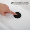 Derengge PD-4305-MT Bathroom Sink Drain with Overflow Vessel Sink Lavatory