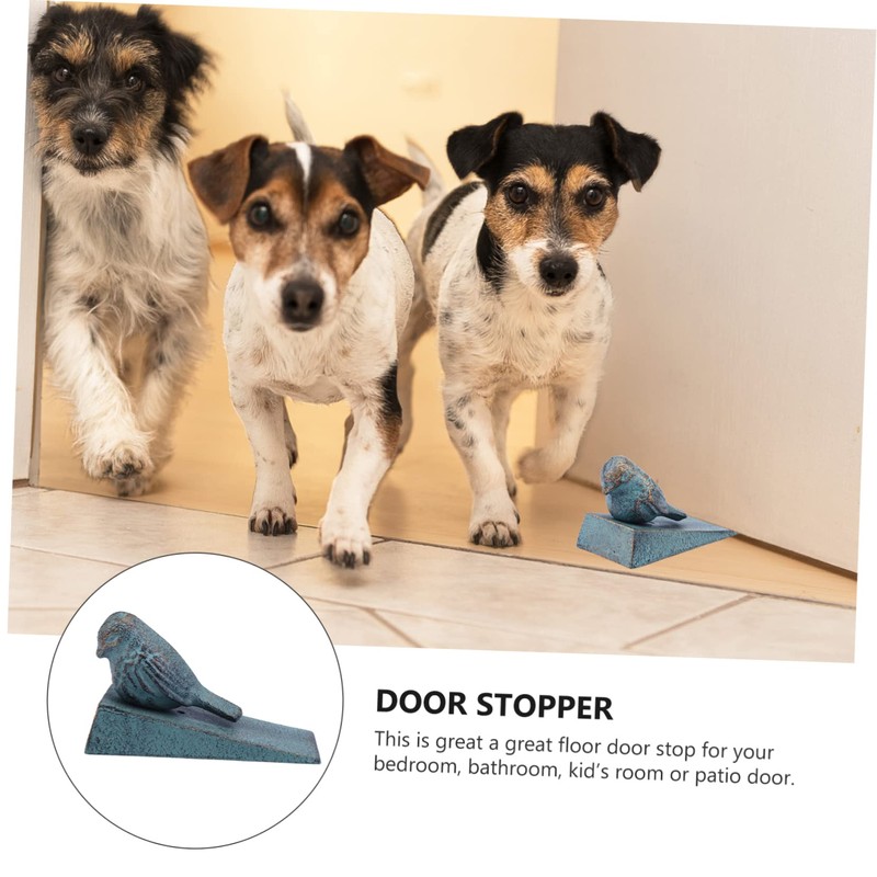 STOBOK Door Wedge Stopper for Hotel Outdoor Use Cast Iron