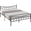 VECELO Full Size Bed Frame with Headboard,Platform Mattress Foundation,Heavy Duty