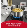 MICHELANGELO Stainless Steel Pot Set - 1QT & 2QT &