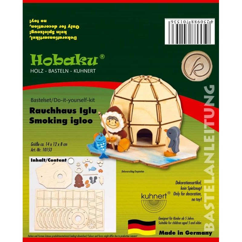 Kuhnert Do-it-yourself-kit, Smoking igloo
