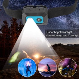 Sonew Sports Action Camera, Super HD 1080P DV Sports Camera Head-mounted Action Video Camcorder DVR Recorder, Head Camera For Filming(Blue)