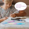 Set of 2 Flexible Rulers Set Colourful Plastic Ruler Shatterproof