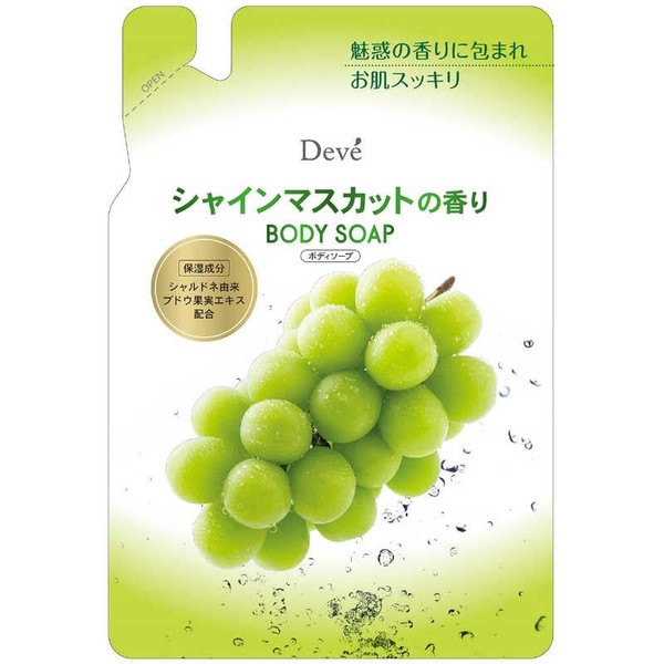 Div Shine Muscat Scented Body Soap, Refill, 11.8 fl oz