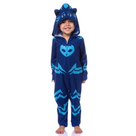 INTIMO PJ Masks Toddler Boys' Character Costume Sleep Pajama For Kids (Catboy, 2T)