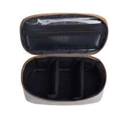 Raprance Fly Fishing Reel Case - Padded Tackle Organizer Bag with 2 Dividers, Water-Resistant Protective Gear Storage for Fishing Accessories