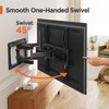 Perlegear Full Motion TV Wall Mount for 26-65 inch TVs,
