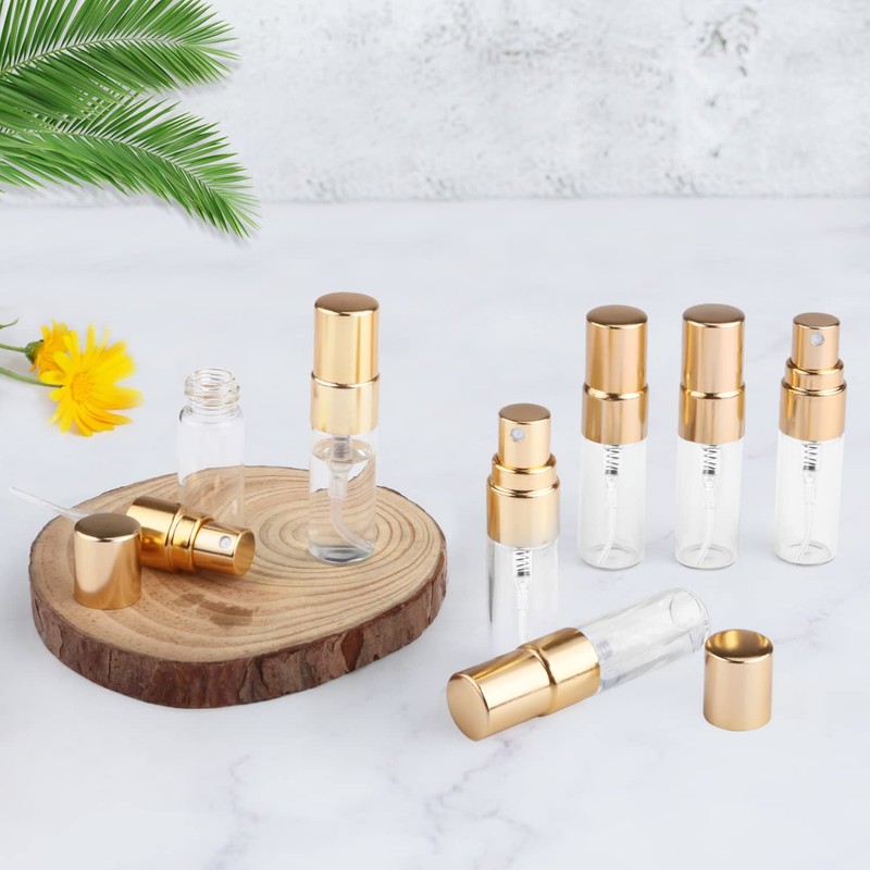 Cositina 30 Pack 3ml Fine Mist Atomizer Glass Bottle Mini