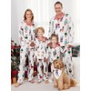 Family Matching Men Christmas Pajamas: Button Down Dog Patterned PJS