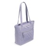 Vera Bradley Women's Performance Twill Small Tote Bag, Lavender Sky,