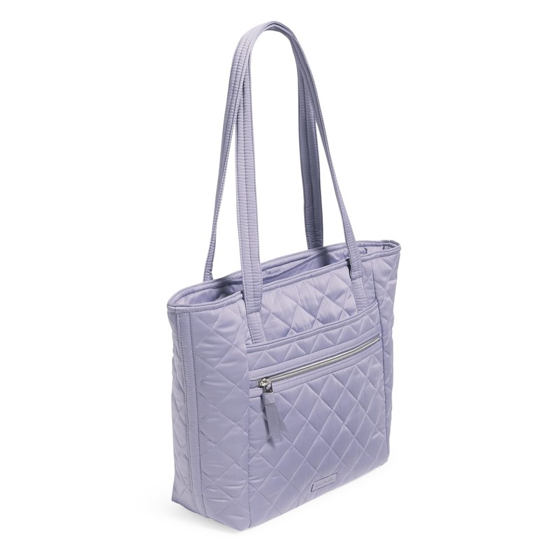 Vera Bradley Women's Performance Twill Small Tote Bag, Lavender Sky,