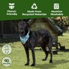 Eco Chic Recycled Dog Bandana 1PCS Washable Triangle Scarf for