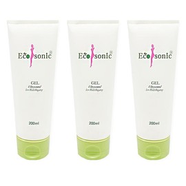Ecosonic 에코소닉 초음파젤 튜브형 투명 200ml 3개 Ecosonic Ultrasonic Gel Tube Transparent 200ml 3ea