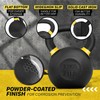 Yes4All Powder Coated Cast Iron Kettlebell Single Yellow - 32