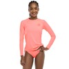 Body Glove Women's Standard Smoothies Sleek Solid Long Sleeve Rashguard