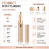 Rechargeable Facial Hair Trimmer for Women & Men – 4-in-1