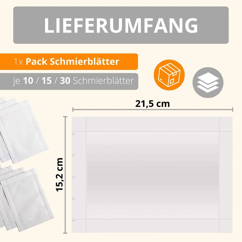 AMATHINGS Oil Paper for Shredder Suitable for DIN A4 Slot