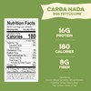 AL DENTE Carba-Nada Egg Fettuccine, Lower Carb, 16g High Protein,