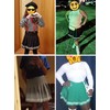 SANGTREE - Minifalda plisada para mujer con cómoda falda elástica