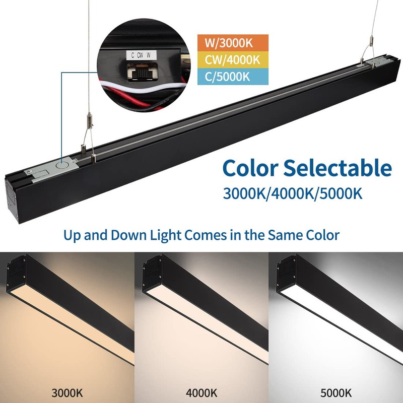 DAKASON 4FT Linkable LED Linear Light, 35W Down 15W Up
