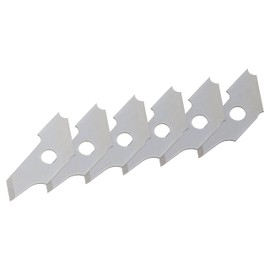 wolfcraft Replacement Blades, 22 mm I 5893000 I 6 Blades for Circle Cutters and deburrers