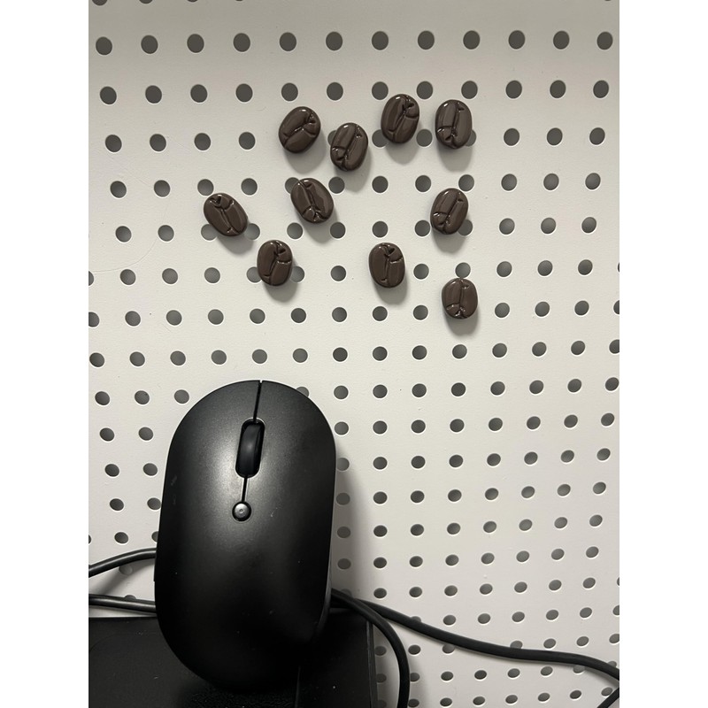 20pcs Strong Magnetic Coffee Bean Shaped Fridge Magnet Set -