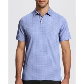 Mens Golf Shirts Short Sleeve Funny Print Golf Polo Shirts for Men Lightweight Dry Fit Quick Dry Collared Golf Polos