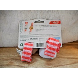 INFANTINO COOKIES & MILK FOR SANTA WRIST OR ANKLES BABY RATTLES NEW