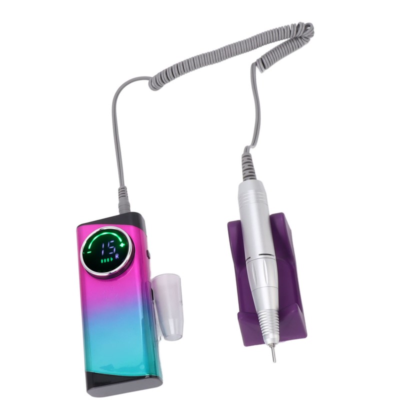 Electric Nail Drill Machine 30000RPM 2600mAh Battery Nail Polishing Machine