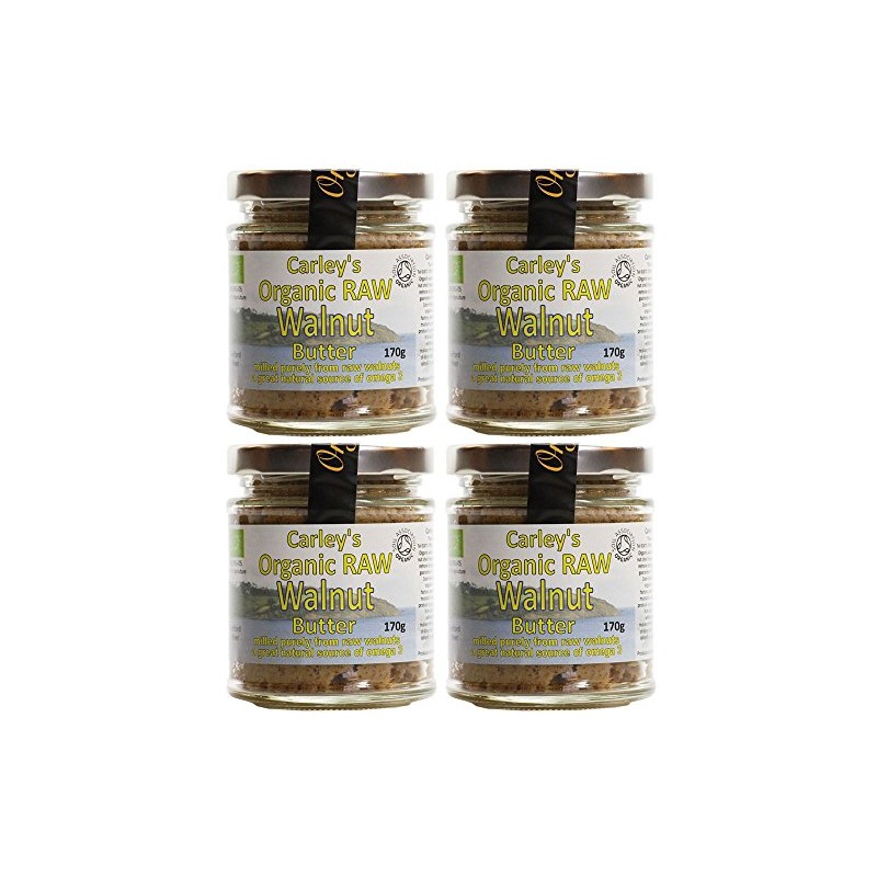 (4 PACK) - Carley's - Org Raw Walnut Butter |