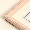 Iwata PH-DSP-L Picture Frame, Dot Silver, L, Pink, Wooden