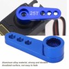5Pcs 25T Servo Horns Aluminium Alloy Steering Servo Arms Blue