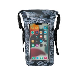 geckobrands Bolsa impermeable para teléfono con bolsa seca de 2 litros y correa ajustable, protege tu teléfono y objetos de valor mientras viajas